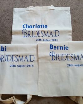 Personalised gift cotton bag