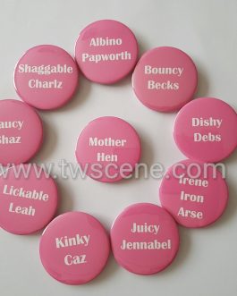 Badge gifts hen night pack of 9 design 1