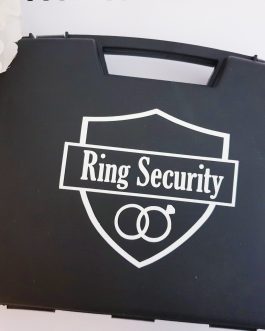 Ring security box page boy gift set wedding item ring bag, box, ID card optional