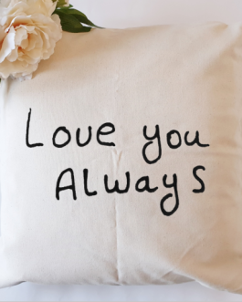 Handwriting memory personalised cushion cover only gift present