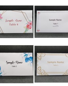 Wedding place cards blank or personalised pack of 52