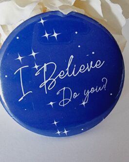 I believe do you? 58mm badge