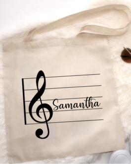 Music cotton bag 4 designs to choose from