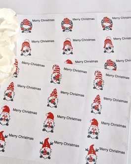 Gonk Christmas present label sheet stickers 24pc